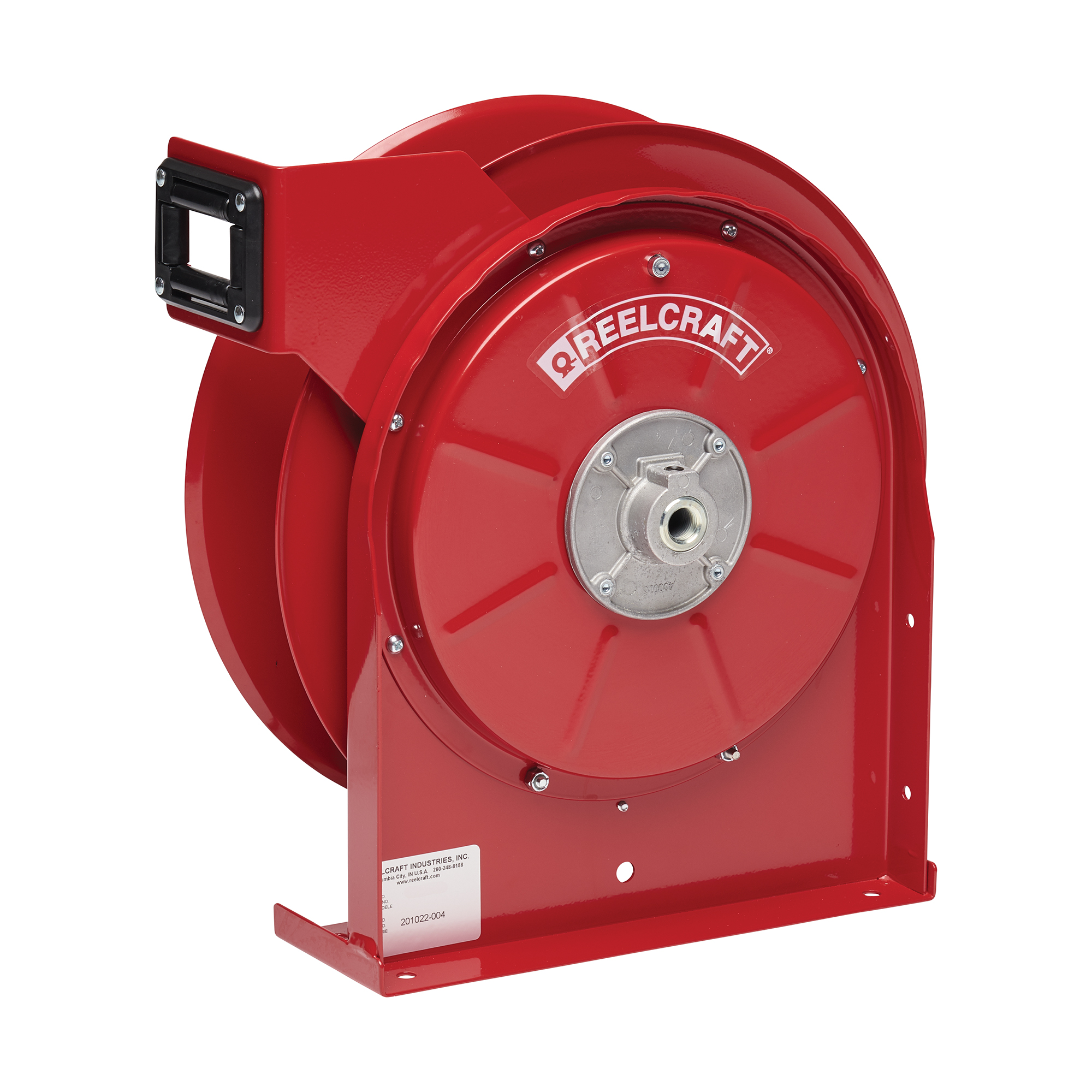 Reelcraft® 5600 OLS 5000 Corrosion-Resistant Low and Medium Pressure Hose  Reel, 3/8 in ID x 3/5 in OD x 35 ft L Hose, 300 psi Pressure, 14 in Dia x 2- 1/2 in W Reel, Domestic