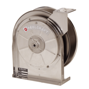 Reelcraft's 5600 OLS stainless hose reel.