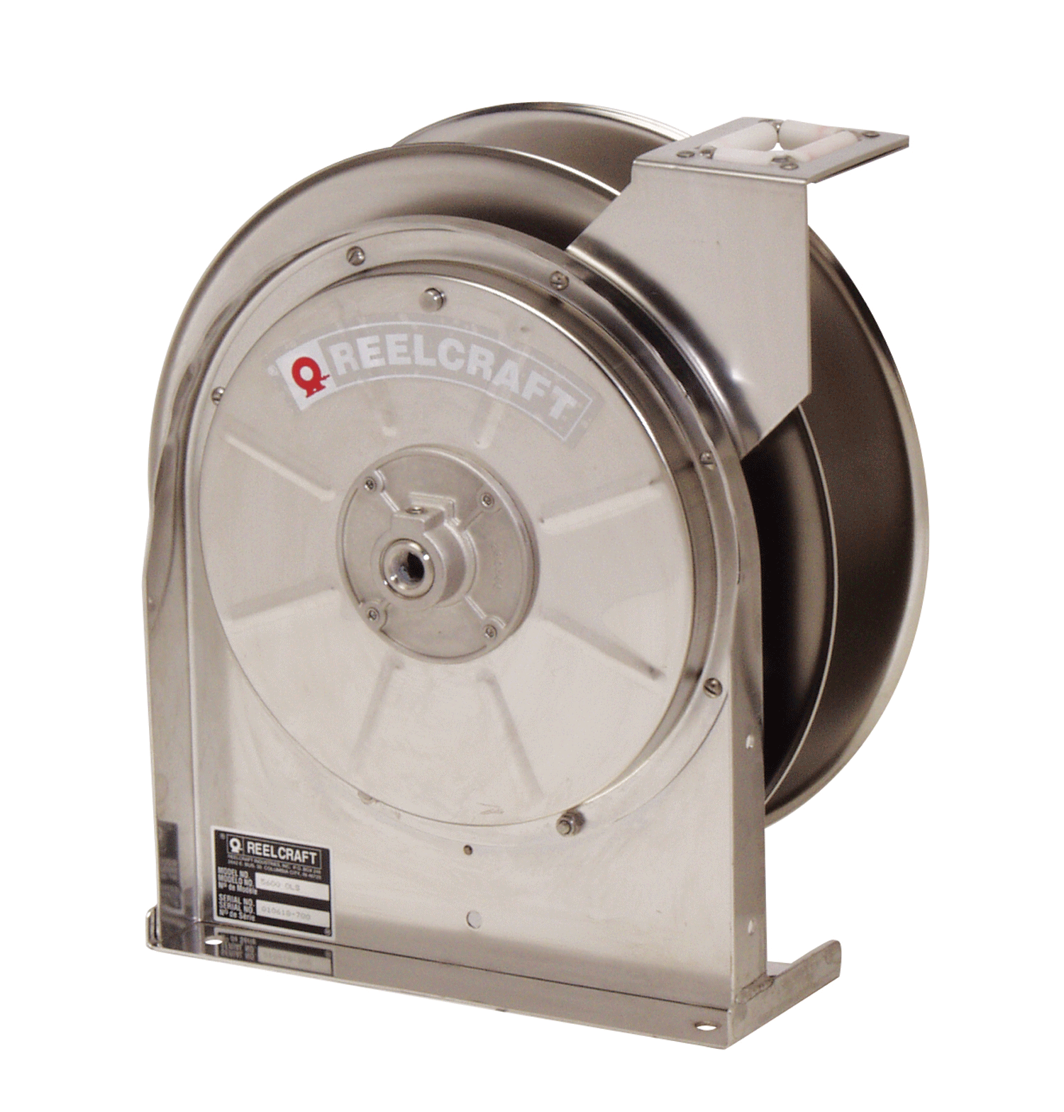 Reelcraft's 5600 OLS stainless hose reel.