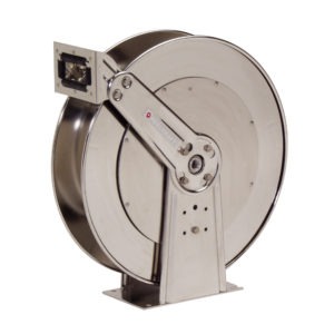 Reelcraft Spring Retractable Stainless Steel Air/Water Hose Reel