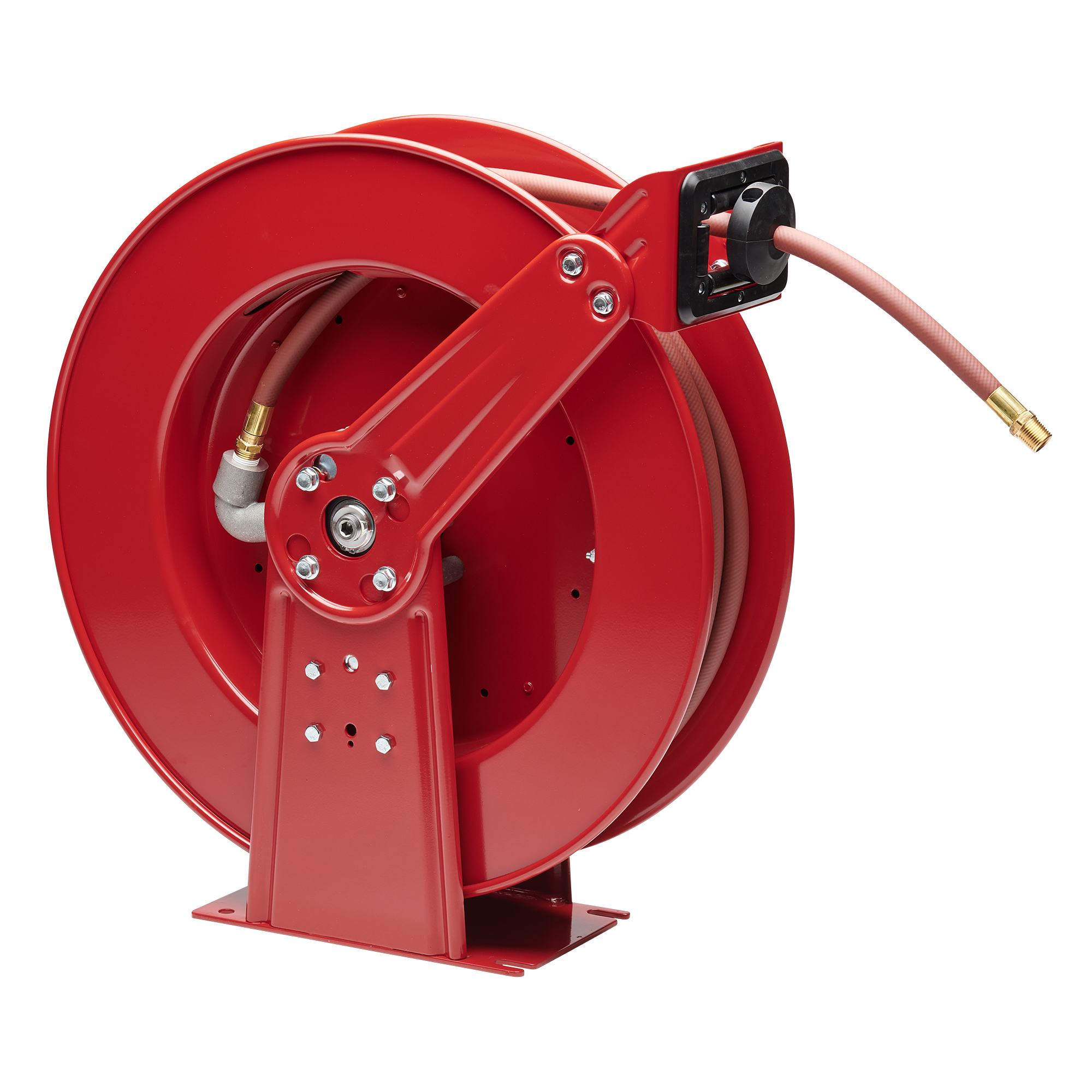 Air/Water Hose Included Reelcraft 4617 OLP Premium Duty Spring Retractable Hose Reel 300 Psi 3/8 x 17 