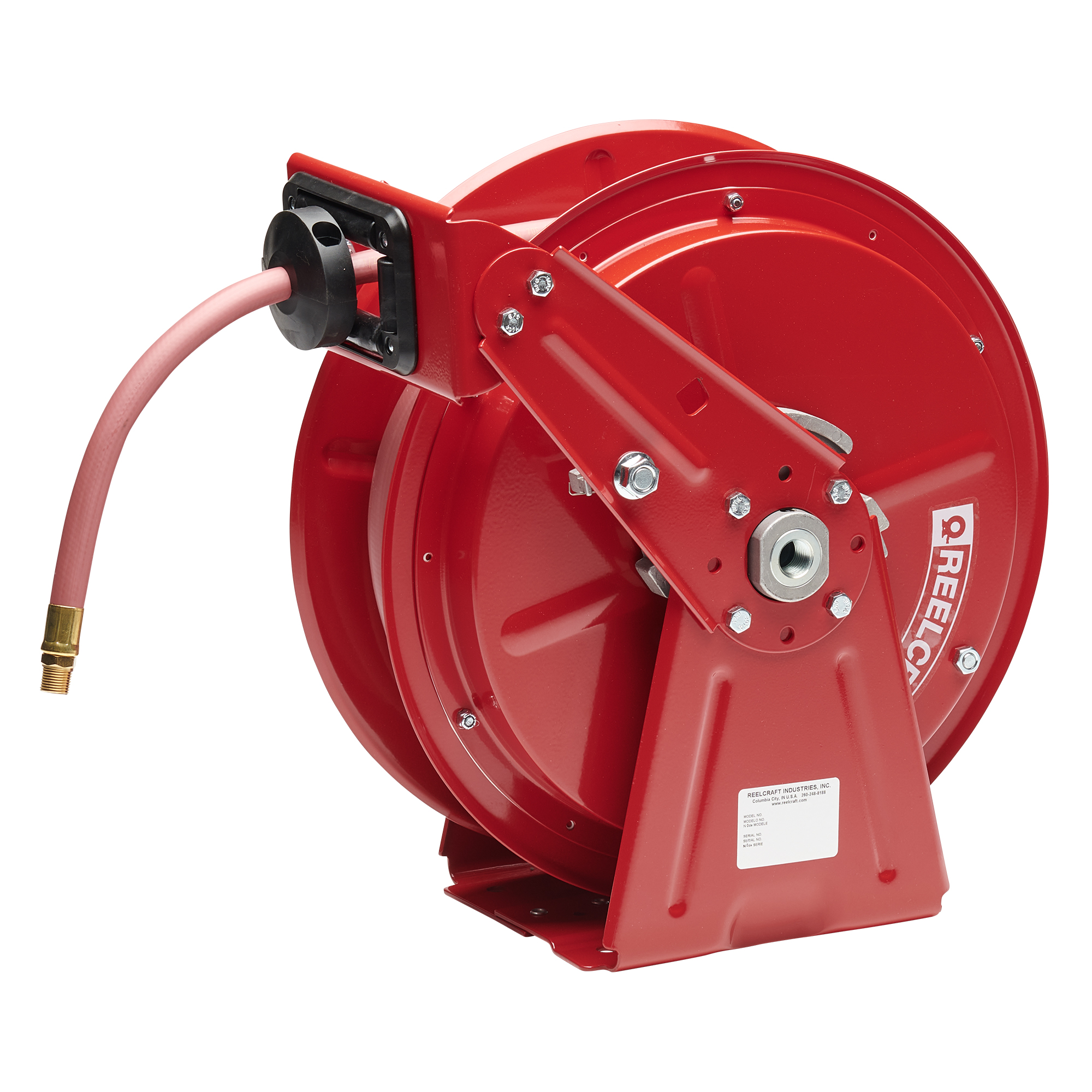  Balcrank Medium/Heavy Duty Piston Pump Lightweight  Double Wall Oil Dispense Tank W/ Hose Reel