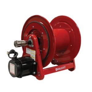 Electric motor driven 30,000 reel