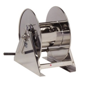 HS19000 M - 3/4 in. x 75 ft. Medium Duty Stainless Steel Hand Crank Hose Reel