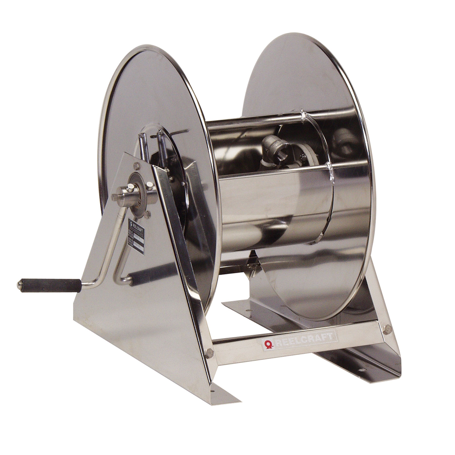 Reelcraft 3/4 in. x 75 ft. Stainless Steel Hand Crank Hose Reel