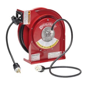 L 4545 123 3A-RP - 12/3 45 ft. Premium Duty Single Receptacle Power Cord Reel