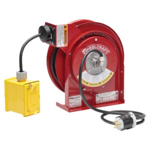 L 4525 123 7BC - 12/3 25 ft. Premium Duty Duplex Outlet Box Power Cord Reel