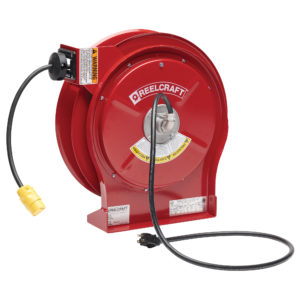 L 5550 123 3 - 12/3 50 ft. Premium Duty Single Receptacle Power Cord Reel