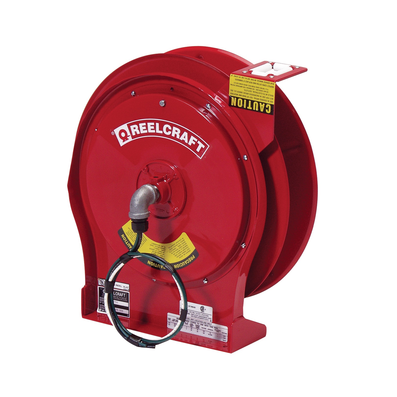 Reelcraft L 5700 - 10/3 50 ft. Premium Duty Bare Cord Reel