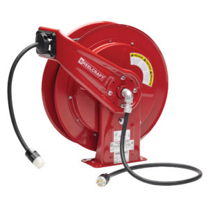L 70100 123 3A - 12/3 100 ft. Heavy Duty Single Receptacle Power Cord Reel