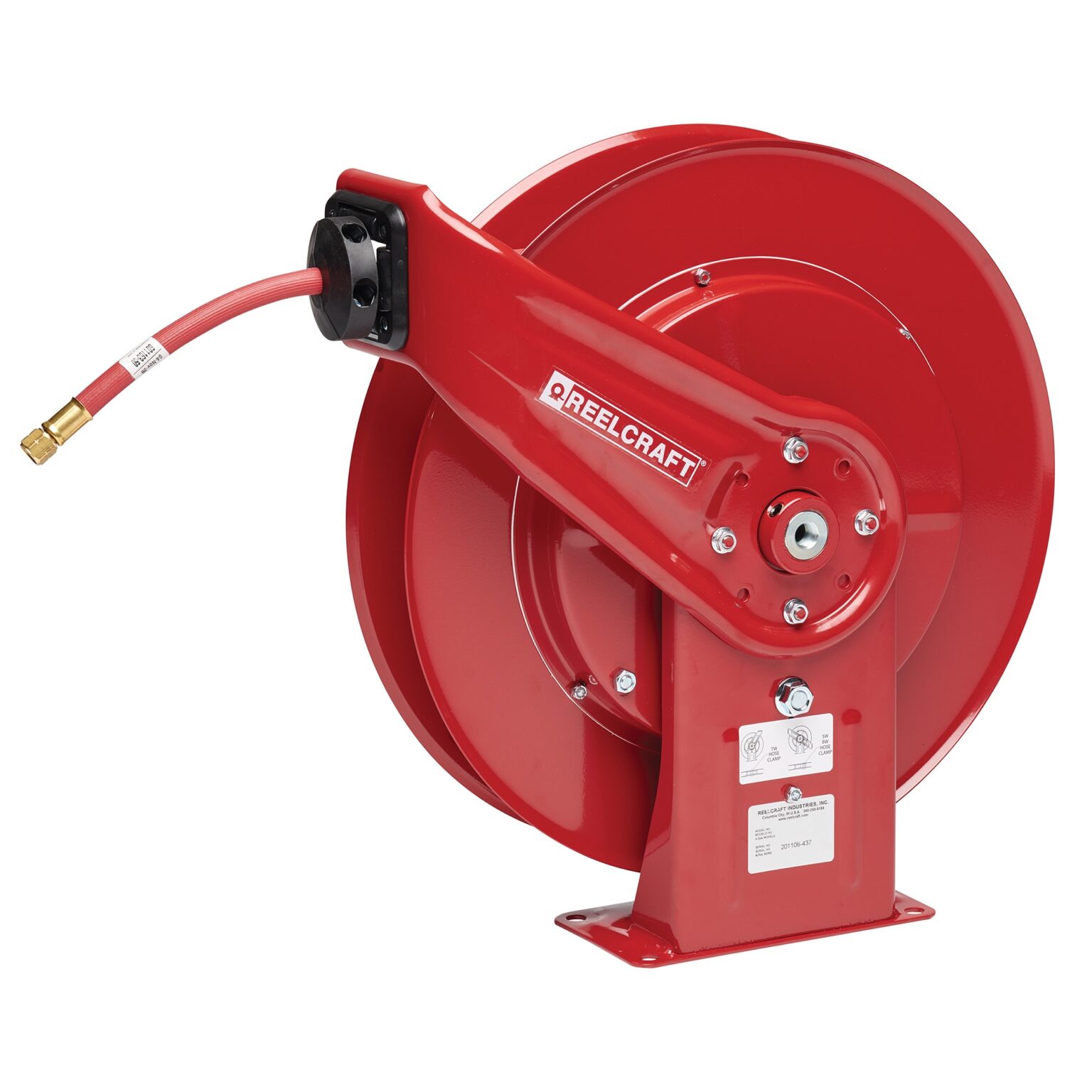 Reelcraft SW7650 OLPT 3/8 in. x 50 ft. Single Line Welding Hose Reel