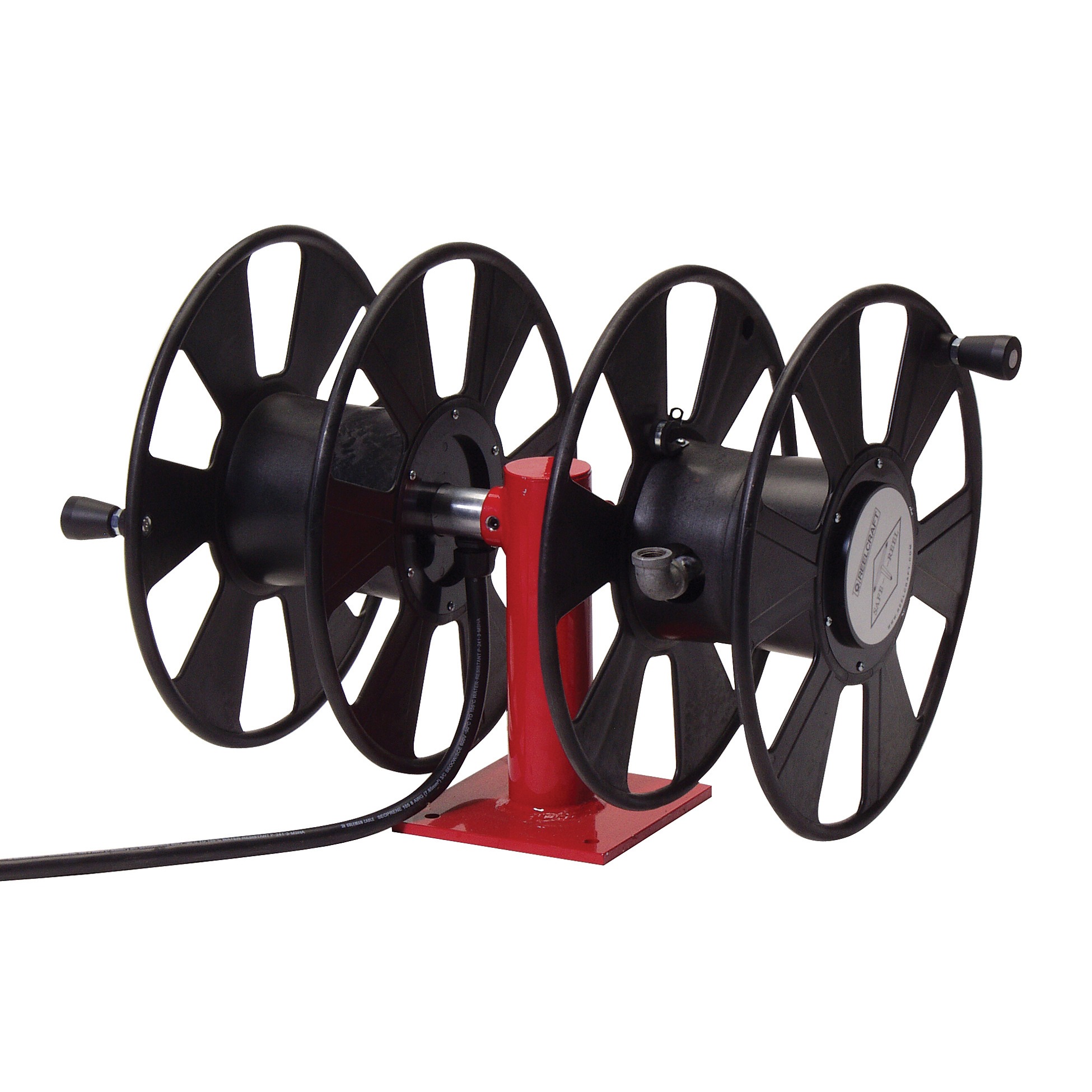 Reelcraft T-2462-0 - Dual Side-by-Side 250 Amp Cable Welding Reel