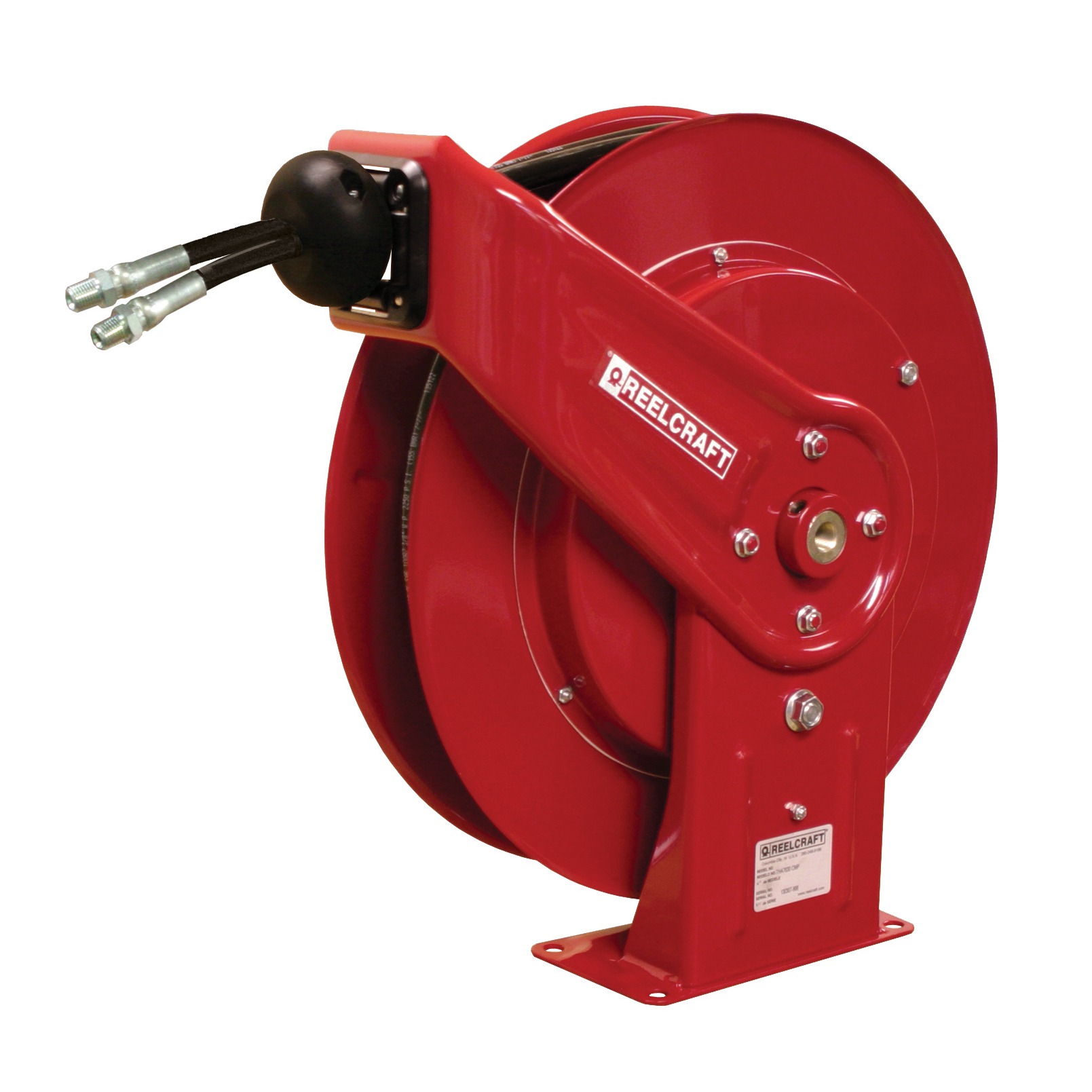 TH7445 OMP 1/4 in. x 45 ft. Heavy Duty Twin Hydraulic Hose Reel