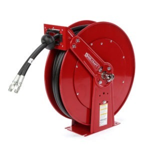 Reelcraft PW7600 OHP - 3/8 in. x 50 ft. Premium Duty Pressure Wash Hose Reel