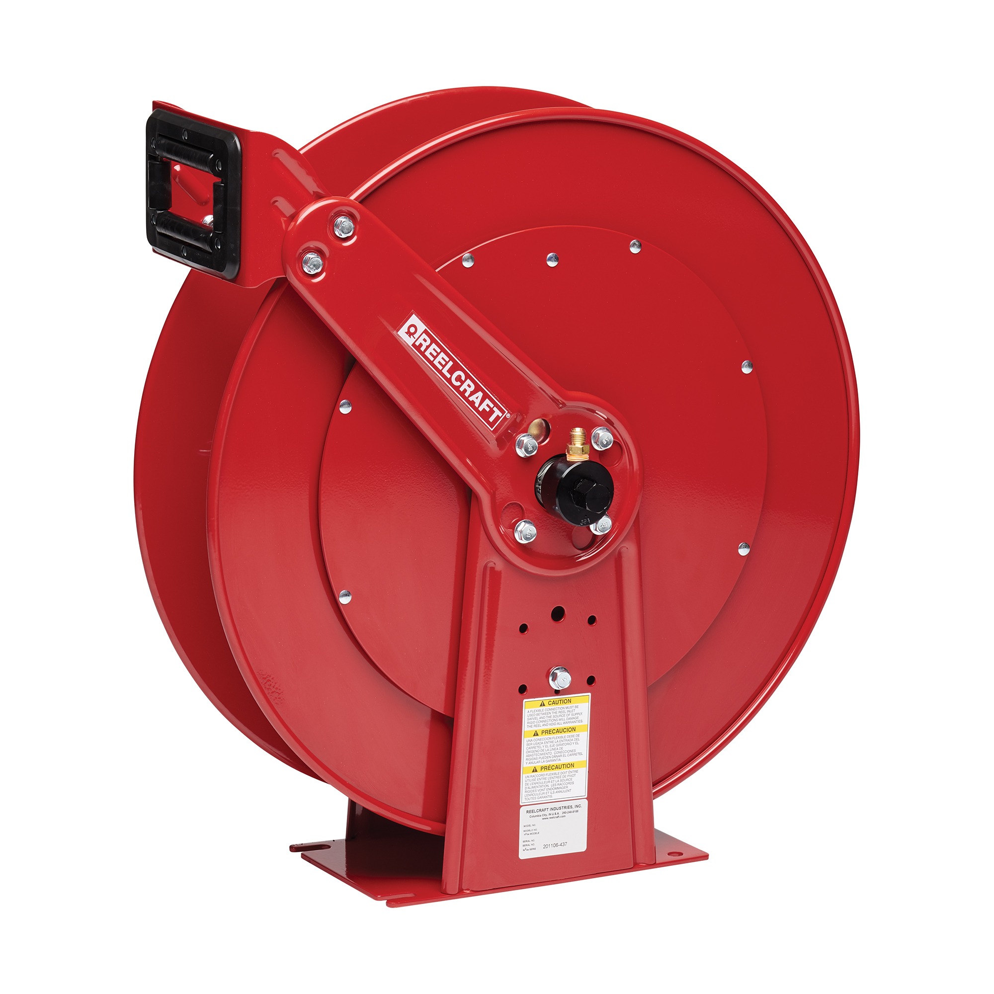 Reelcraft TW86000 OLPT - 3/8 in. x 75 ft. Twin Line Welding Hose Reel  T-Grade