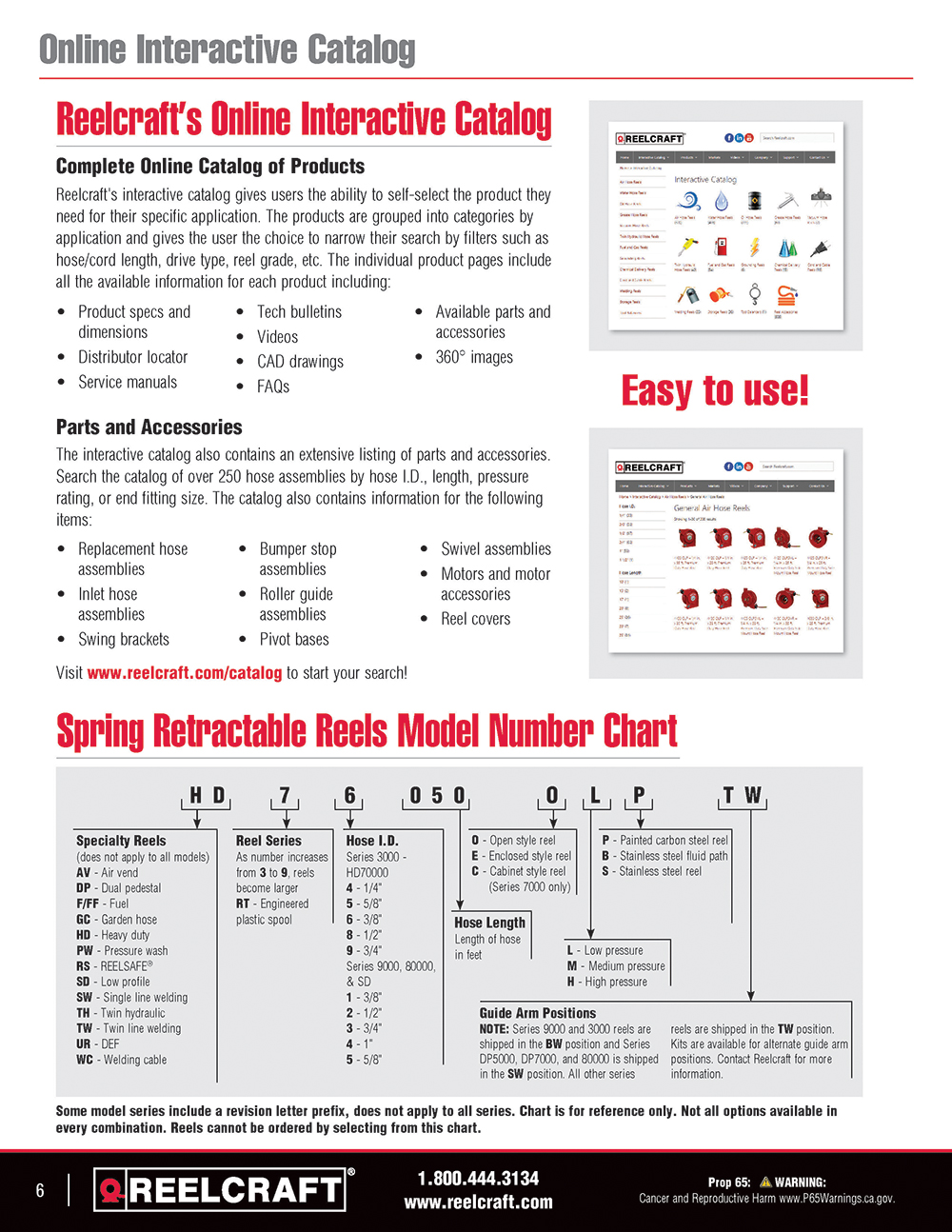 Reelcraft Catalog Page 6 - Online Interactive Catalog