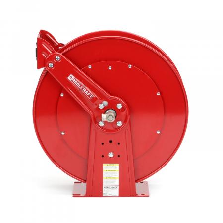 Reelcraft D9399 OLPBW Series D9000 3/4 In. x 100 Ft. Spring Retractable Hose Reel with Hose, Steel