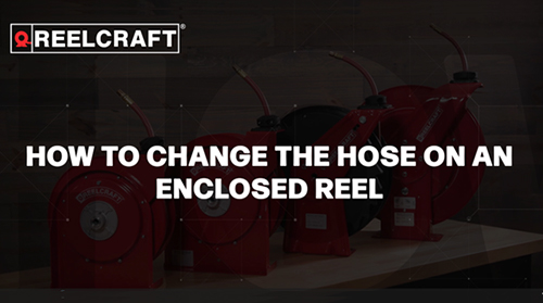 Reelcraft 5450 ELP - 1/4 in. x 50 ft. Premium Duty Enclosed Hose Reel